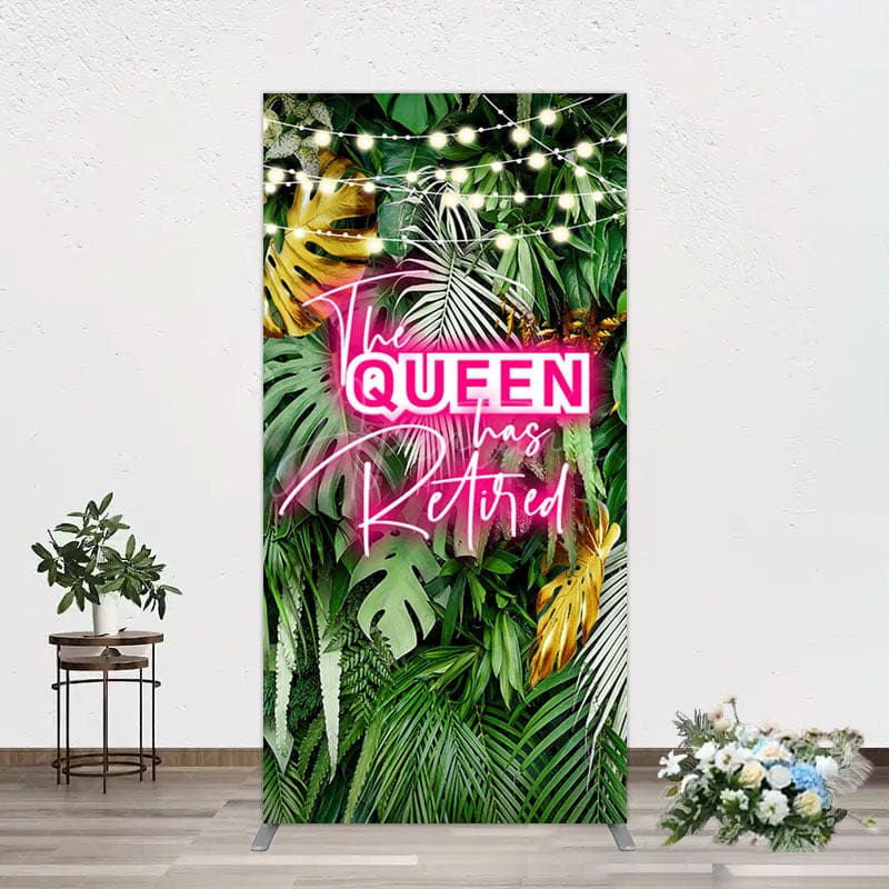 Aperturee - Aperturee Hawaii Queen Retirement Party Bash Rectangle Backdrop