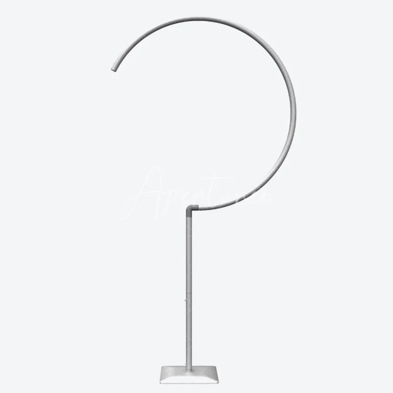 Aperturee - Aperturee Hoop Balloon Circle Loop Stand for Party Question Mark Half Circle Shape Gender Reveal Decor Balloon Frame