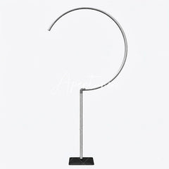 Aperturee - Aperturee Hoop Balloon Circle Loop Stand for Party Question Mark Half Circle Shape Gender Reveal Decor Balloon Frame