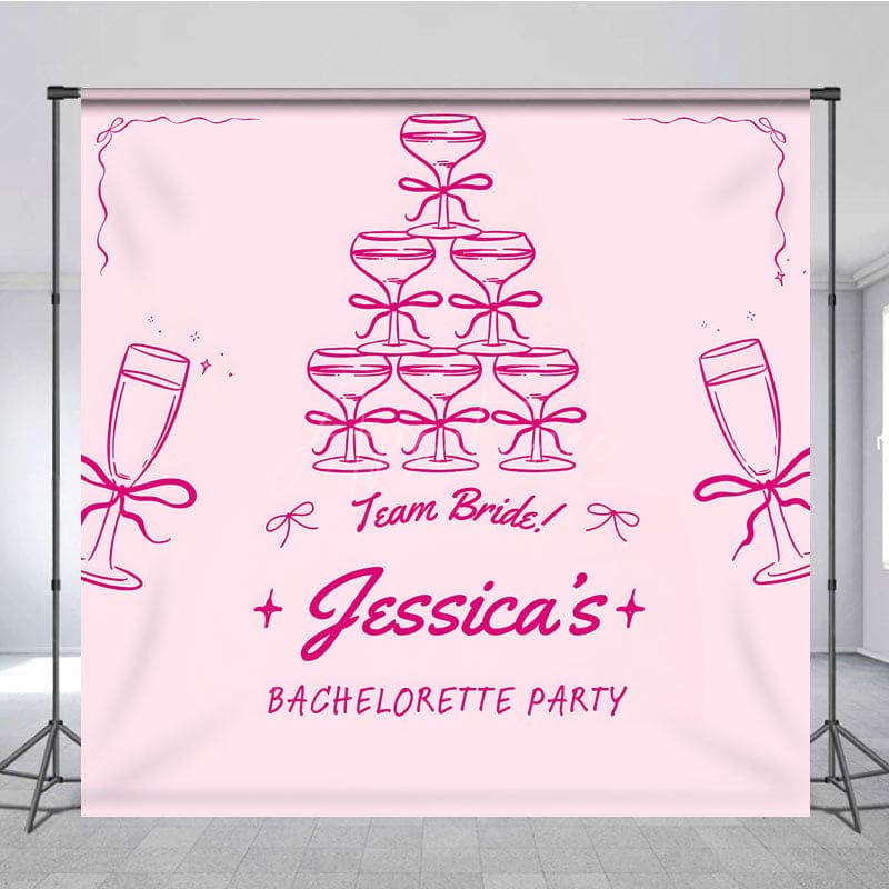 Aperturee - Aperturee Hot Bachelorette Party Custom Bridal Shower Backdrop