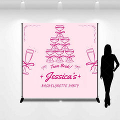 Aperturee - Aperturee Hot Bachelorette Party Custom Bridal Shower Backdrop