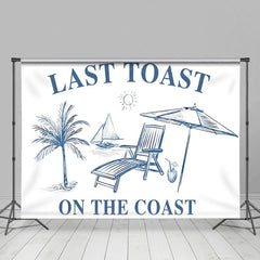 Aperturee - Aperturee Last Toast On The Coast Cute Summer Holiday Backdrop