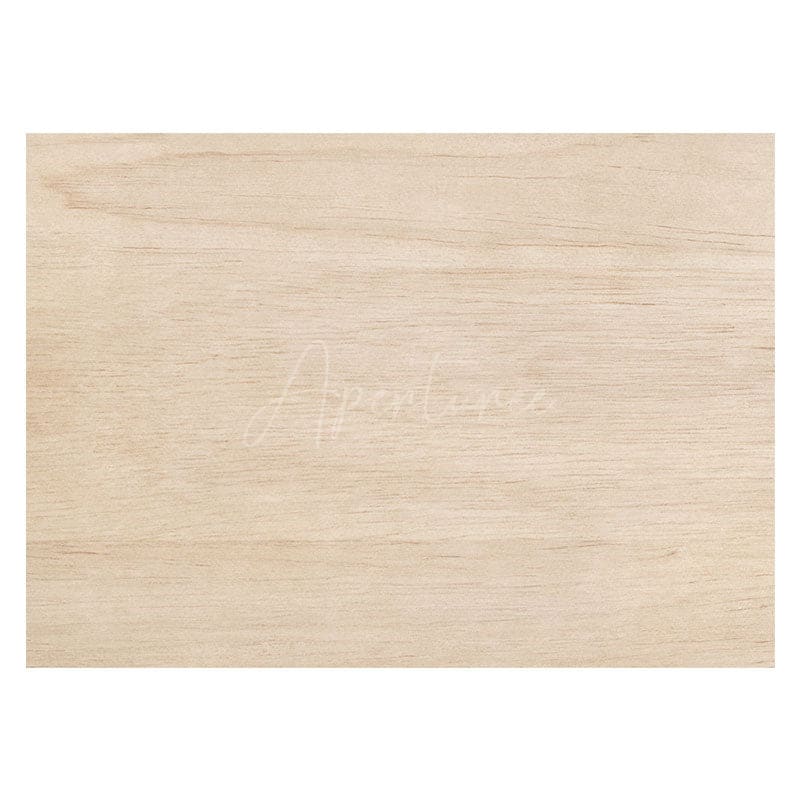 Aperturee - Aperturee Light Brown Wooden Pattern Rubber Floor Mat For Photo