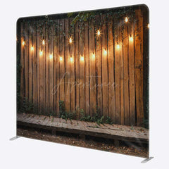 Aperturee Aperturee Light Stage Backyard Night Party Pillow Case Backdrop