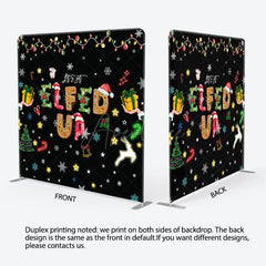 Aperturee - Aperturee Light Strip Snow Elfed Up Pillow Case Backdrop