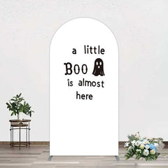 Aperturee Aperturee Little Boo Almost Here Baby Shower Arch Backdrop