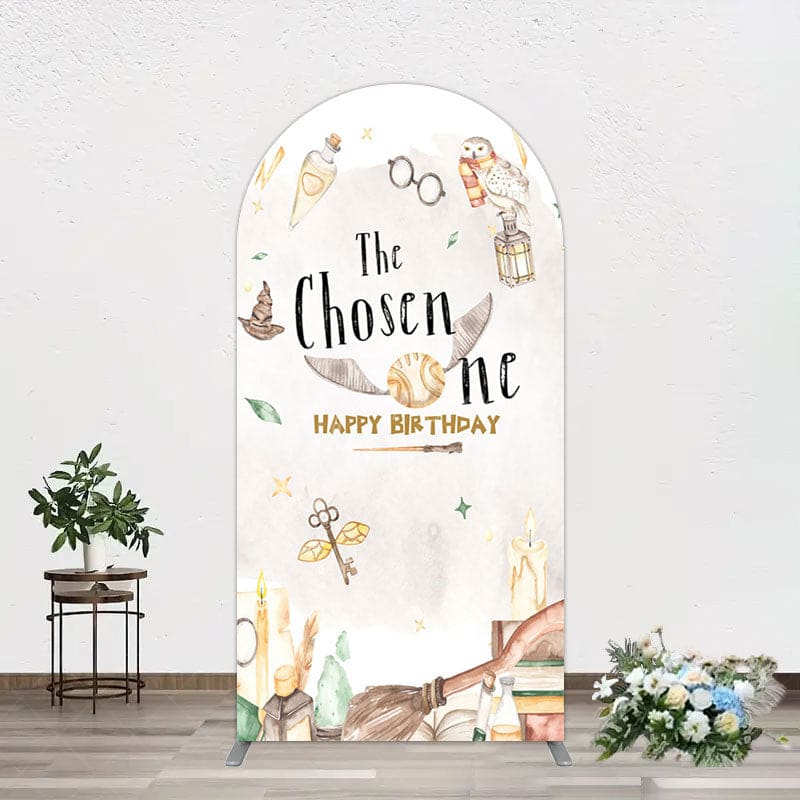 Aperturee - Aperturee Magic Academy Cartoon The Chosen One Arch Backdrop