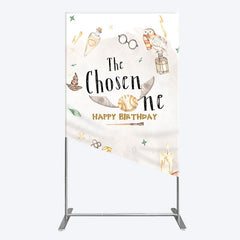 Aperturee - Aperturee Magic Academy Cartoon The Chosen One Rectangle Backdrop