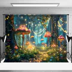 Aperturee - Aperturee Magical Forest Fairyland Spring Greeny Scene Backdrop