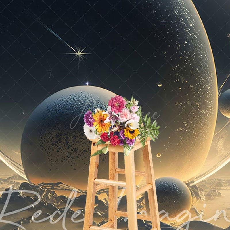 Aperturee - Aperturee Magical Galactic Bubble Fine Art Photography Backdrop