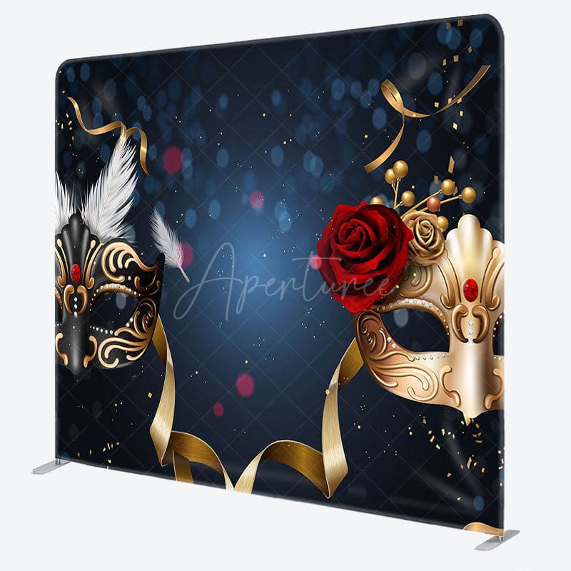 Aperturee - Aperturee Masquerade Dance Bokeh Color Square Tension Backdrop