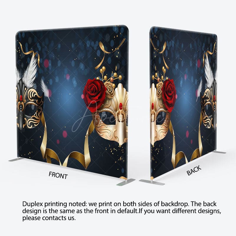 Aperturee - Aperturee Masquerade Dance Bokeh Color Square Tension Backdrop
