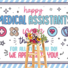 Aperturee - Aperturee Medical Assistant Week Appreciate All You Do Backdrop