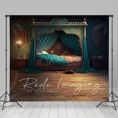 Aperturee - Aperturee Medieval Retro Princess Bedroom Architecture Backdrop