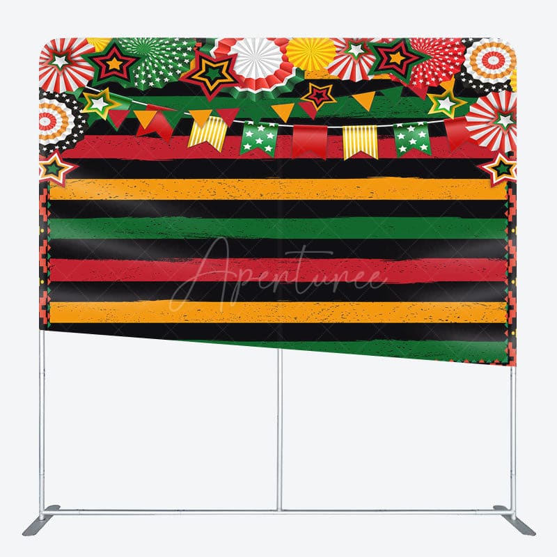 Aperturee - Aperturee Mexican Carnival Celebration Square Tension Backdrop