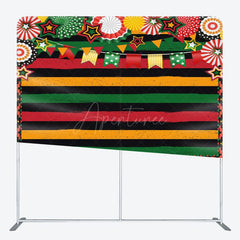 Aperturee - Aperturee Mexican Carnival Celebration Square Tension Backdrop