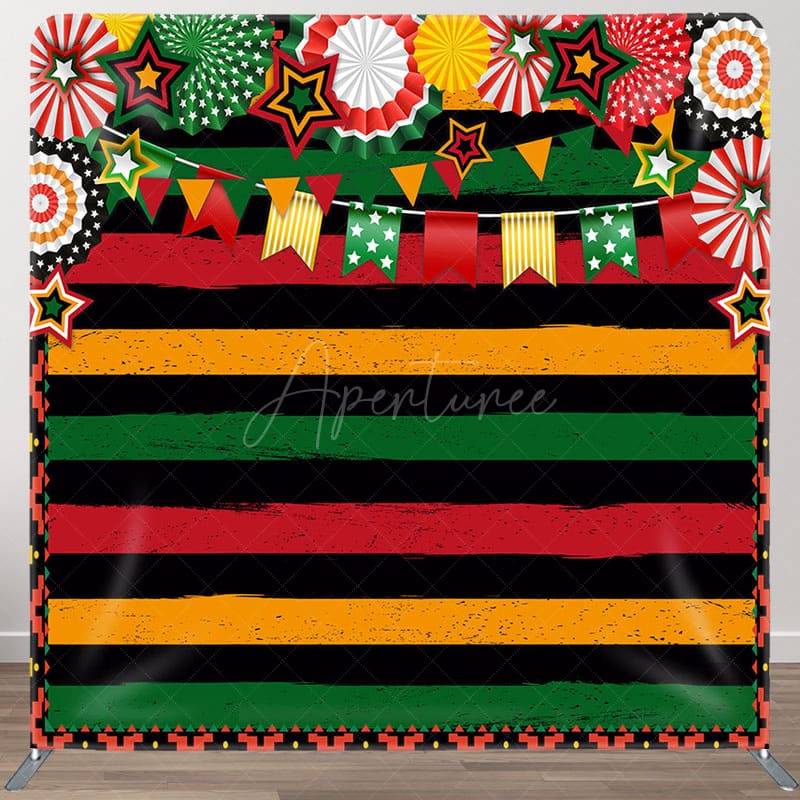 Aperturee - Aperturee Mexican Carnival Celebration Square Tension Backdrop