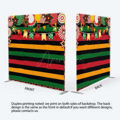 Aperturee - Aperturee Mexican Carnival Celebration Square Tension Backdrop