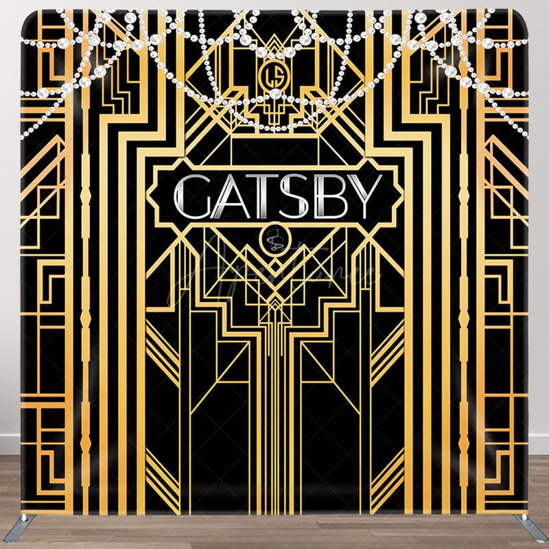 Aperturee - Aperturee Modern Gatsby World Dance Square Tension Backdrop