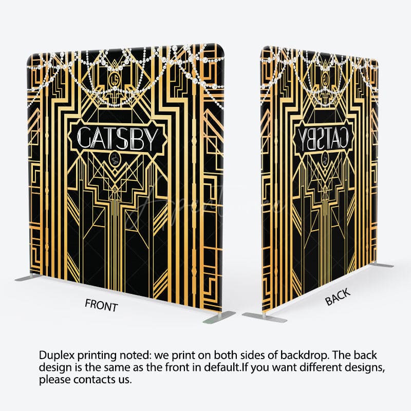 Aperturee - Aperturee Modern Gatsby World Dance Square Tension Backdrop