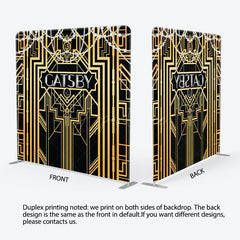 Aperturee - Aperturee Modern Gatsby World Dance Square Tension Backdrop