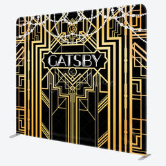 Aperturee - Aperturee Modern Gatsby World Dance Square Tension Backdrop