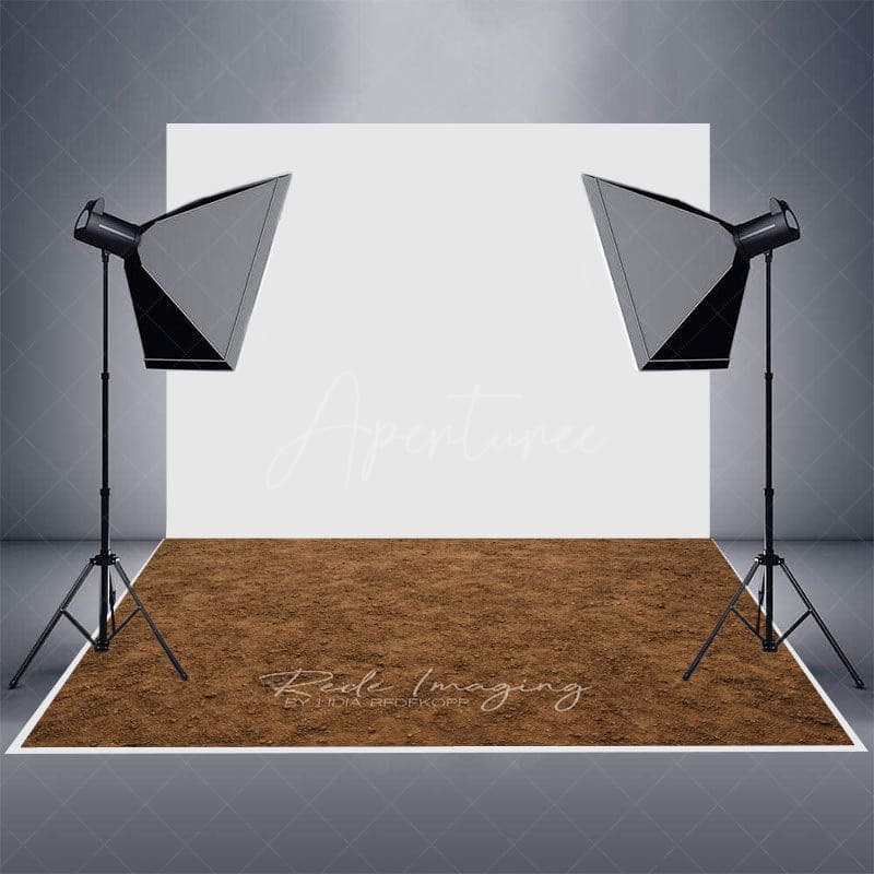 Aperturee - Aperturee Moist Soil Pattern Retro Rubber Floor Mat For Photo