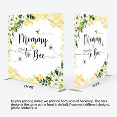 Aperturee Aperturee Mommy To Bee Honeycomb Baby Shower Tension Backdrop
