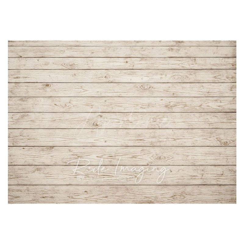 Aperturee - Aperturee Mottled White Brown Wood Rubber Floor Mat For Photo
