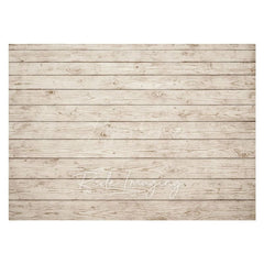 Aperturee - Aperturee Mottled White Brown Wood Rubber Floor Mat For Photo