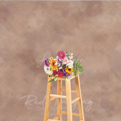 Aperturee - Aperturee Muted Pink and Beige Abstract Textured Photography Backdrop Fine Art Painterly Studio Background for Portraits