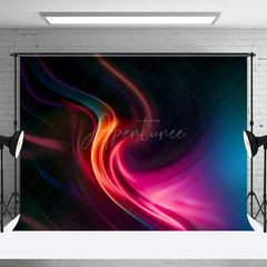 Aperturee - Aperturee Neon Color Simple Vibe Abstract Textured Backdrop