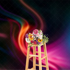 Aperturee - Aperturee Neon Color Simple Vibe Abstract Textured Backdrop