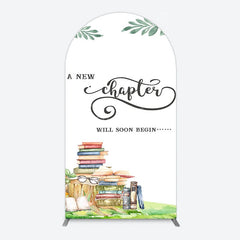 Aperturee - Aperturee New Chapter Books Baby Shower Sweet Arch Backdrop