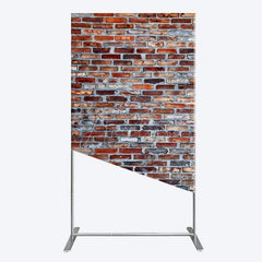 Aperturee - Aperturee Old Style With Retro Brick Wall Photo Rectangle Backdrop