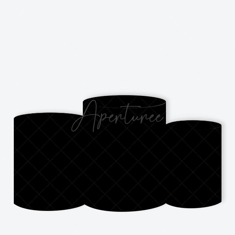 Aperturee - Aperturee Personalized 60th Birthday Vinyl Record Round Backdrop Kit Custom Name for Music Lover Retro Party Decor