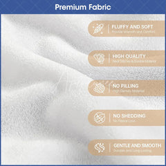 Aperturee - Aperturee Personalized Name Blanket for Girl Custom Monogram Word Cloud Purple Lavender Nursery Decor Swaddle