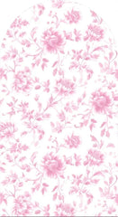 Aperturee - Aperturee Pink Floral Boho Arch Backdrop Delicate Flower Party Decor Rustic Photo Background for Birthday Baby Shower