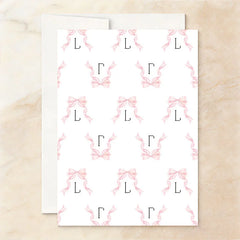 Aperturee - Aperturee Pink Set of 20 Bow Girls Just Wanna Be One First Birthday Custom Invitation Personalized Party Decor