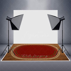 Aperturee - Aperturee Plant Oval Rug Tassels Rubber Floor Mat For Photo