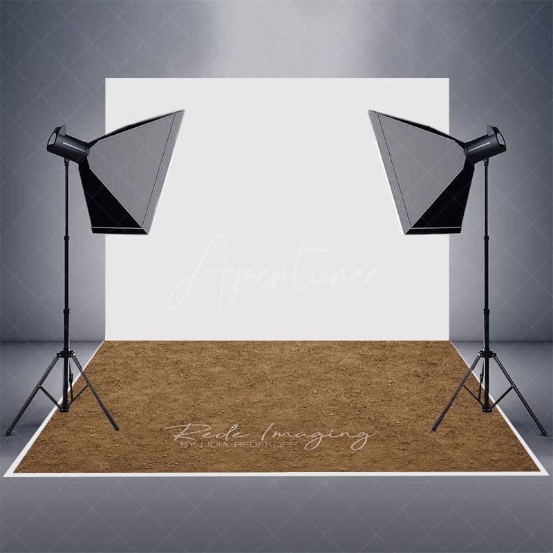Aperturee - Aperturee Pure Retro Dust Pattern Rubber Floor Mat For Photo