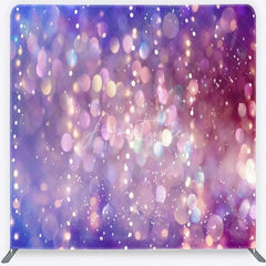 Aperturee - Aperturee Purple and Pink Bokeh Tension Fabric Backdrop Glowing Particles Photography Studio Background