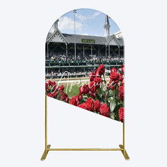 Aperturee - Aperturee Racecourse Red Roses Kentucky Derby Arch Backdrop