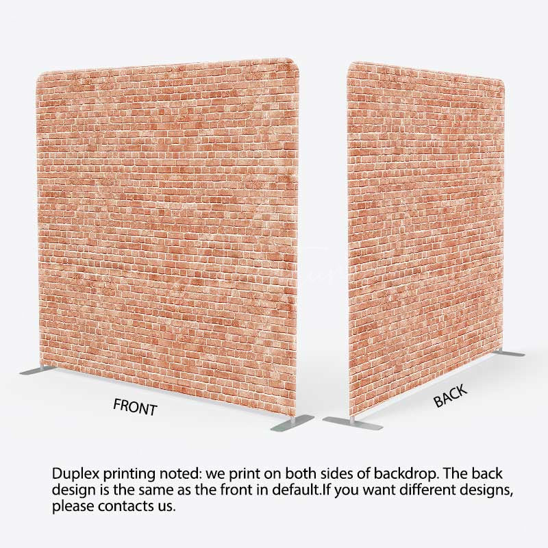Aperturee Aperturee Red Vintage Brick Wall Photo Pillow Case Backdrop