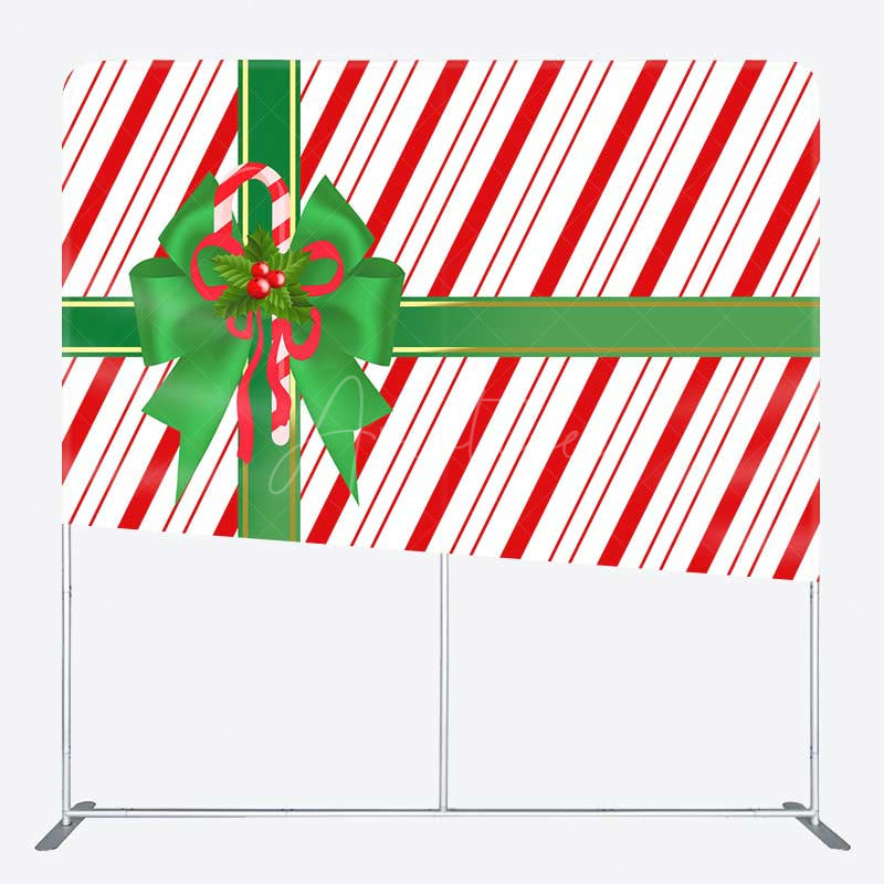 Aperturee Aperturee Red White Green Gift Box Xmas Pillow Case Backdrop