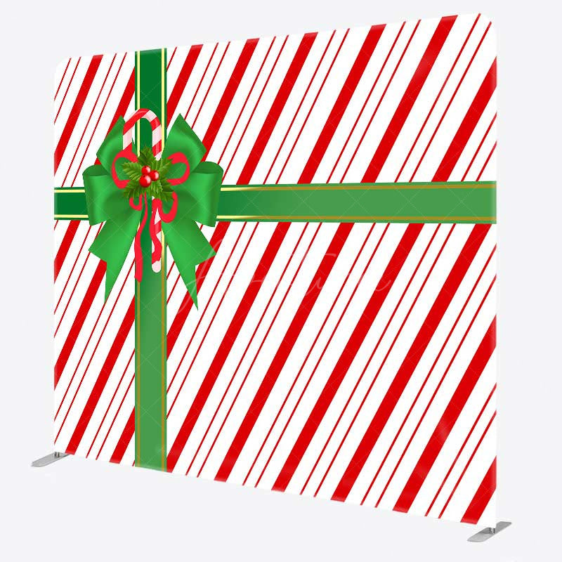 Aperturee Aperturee Red White Green Gift Box Xmas Pillow Case Backdrop