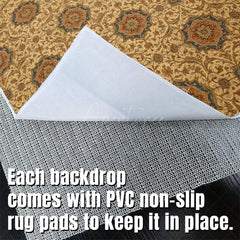 Aperturee - Aperturee Repeat Slovakia Gold Fabric Floor Backdrop For Photo