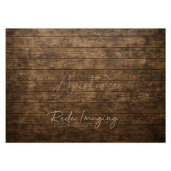 Aperturee - Aperturee Retro Old Style Wood Rubber Floor Mat For Photo