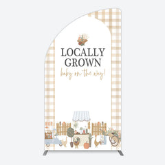 Aperturee - Aperturee Rural Locally Grown Baby On The Way Half Moon Arch Backdrop