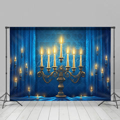 Aperturee - Aperturee Sacred Candle Lamp Stand Curtain Photography Backdrop